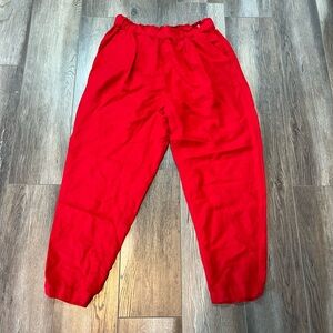 Oysho Red Pants
